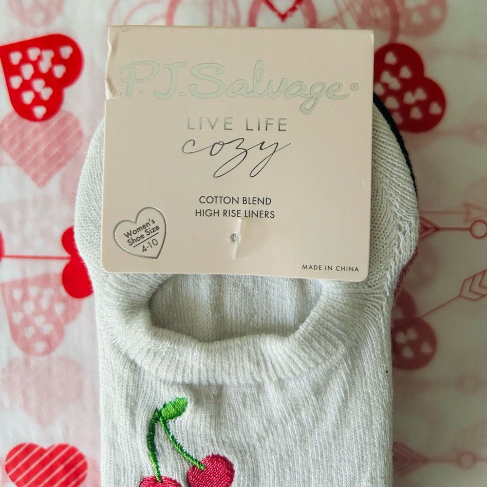 🍒 PJ Salvage No Show Socks 6 Pack NWT - Picture 7 of 9